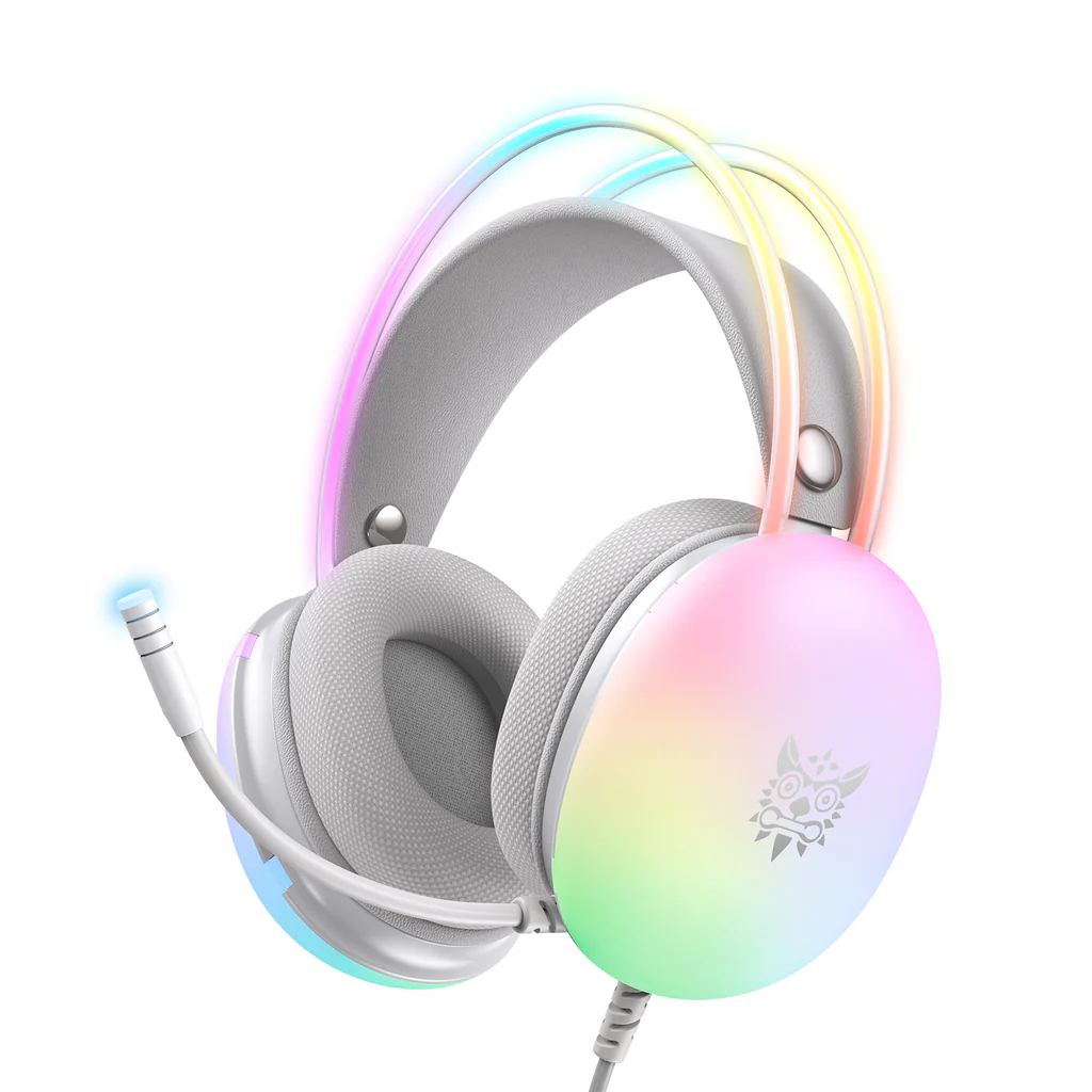 ONIKUMA X25 RGB Gaming Headset – 360° Mikrofon, 3D Stereo Ses, Dinamik RGB Işıklar ile E-Spor Keyfi